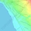 Mappa topografica Casabianca, altitudine, rilievo