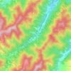 Mappa topografica Sompiano, altitudine, rilievo