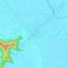 Mappa topografica Kumbi, altitudine, rilievo