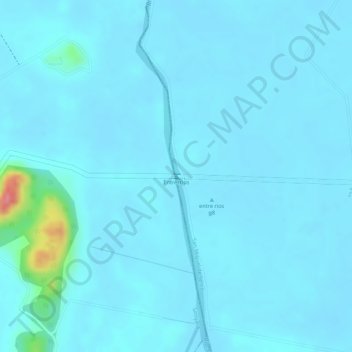 Mappa topografica Entrerrios, altitudine, rilievo