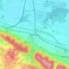 Mappa topografica Wehrendorf, altitudine, rilievo