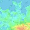 Mappa topografica Le Vondre, altitudine, rilievo