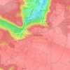 Mappa topografica Cernay-la-Ville, altitudine, rilievo