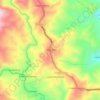 Mappa topografica Santo Niño, altitudine, rilievo