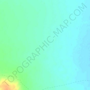 Mappa topografica Cosmo Newbery, altitudine, rilievo