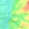 Mappa topografica Rugy, altitudine, rilievo
