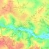 Mappa topografica La Poste de Gesvres, altitudine, rilievo