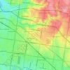 Mappa topografica Oakleigh East, altitudine, rilievo