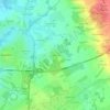 Mappa topografica Maubreuil, altitudine, rilievo