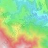 Mappa topografica Rabeyrals, altitudine, rilievo