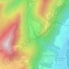 Mappa topografica L'Échaillon, altitudine, rilievo