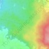 Mappa topografica La Pierre Signée, altitudine, rilievo