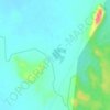 Mappa topografica Deccan Plateau, altitudine, rilievo