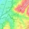 Mappa topografica Mesch, altitudine, rilievo