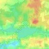 Mappa topografica La Bolinière, altitudine, rilievo