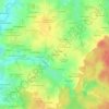 Mappa topografica Plein Soleil, altitudine, rilievo