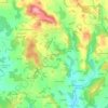 Mappa topografica Le Buchetel, altitudine, rilievo