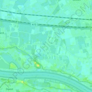 Mappa topografica Wely, altitudine, rilievo