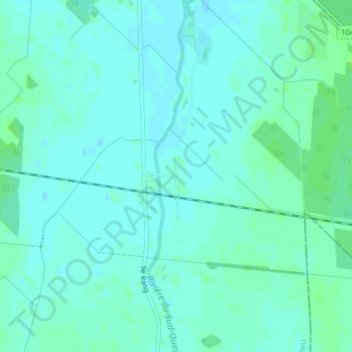 Mappa topografica Sainte-Brigide, altitudine, rilievo