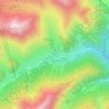 Mappa topografica Laret, altitudine, rilievo