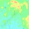 Mappa topografica Barbeau, altitudine, rilievo