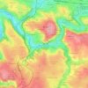 Mappa topografica Roc de Tripadou, altitudine, rilievo