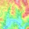Mappa topografica Receá, altitudine, rilievo
