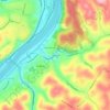 Mappa topografica Lovedale, altitudine, rilievo