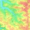 Mappa topografica Camot, altitudine, rilievo