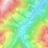 Mappa topografica Traverses, altitudine, rilievo
