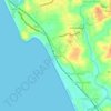 Mappa topografica Pallikere, altitudine, rilievo