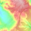 Mappa topografica Krimda قريمدة, altitudine, rilievo