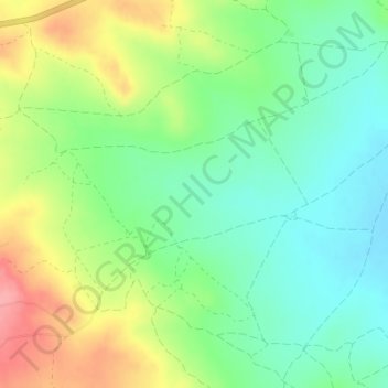 Mappa topografica Cuarto Filemón, altitudine, rilievo