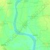 Mappa topografica Kamanur, altitudine, rilievo