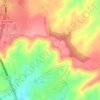 Mappa topografica Laiza, altitudine, rilievo