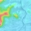 Mappa topografica Pedra da Águia Caída, altitudine, rilievo