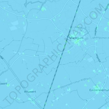 Mappa topografica Skilleard, altitudine, rilievo