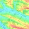 Mappa topografica Las Landos, altitudine, rilievo