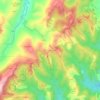 Mappa topografica Croce di Casale, altitudine, rilievo