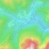 Mappa topografica Faìn, altitudine, rilievo