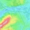 Mappa topografica Kressen, altitudine, rilievo