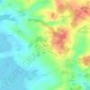 Mappa topografica Liboulas, altitudine, rilievo