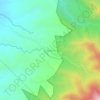 Mappa topografica Gawahon, altitudine, rilievo