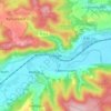 Mappa topografica Uhlstädt, altitudine, rilievo