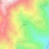 Mappa topografica Vertiente, altitudine, rilievo