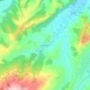 Mappa topografica Prato Ottesola, altitudine, rilievo