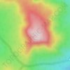 Mappa topografica Mount Typo, altitudine, rilievo
