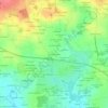 Mappa topografica La Croix Denieul, altitudine, rilievo