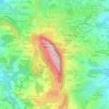 Mappa topografica Cava, altitudine, rilievo