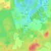 Mappa topografica Rädel, altitudine, rilievo